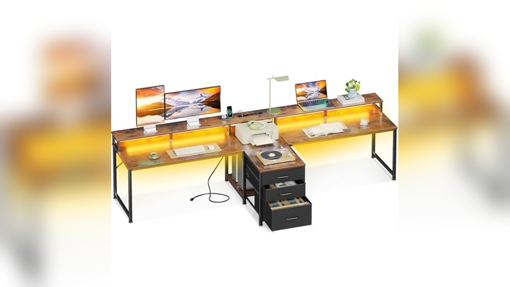 Dual Desk Home Office