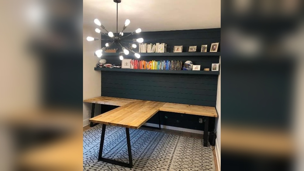 How to Build a T Shaped Home Office Desk