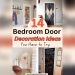How to Decorate a Bedroom Door