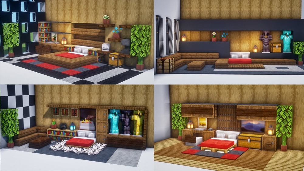 How to Decorate a Bedroom Minecraft