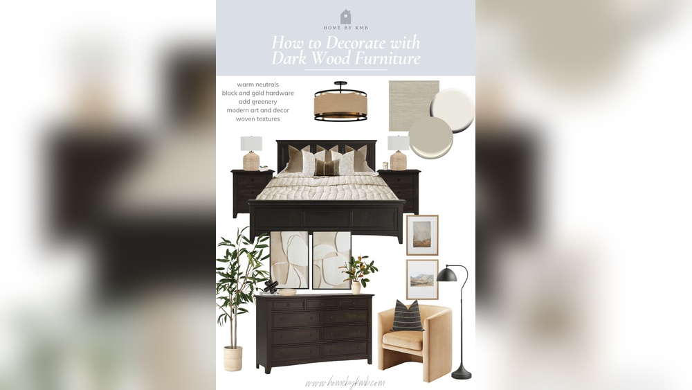 How to Decorate a Bedroom With Dark Wood Furniture