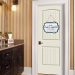 How to Decorate Bathroom Door