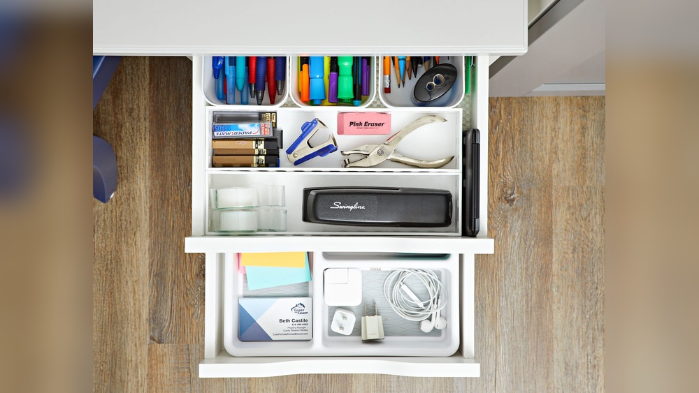 How to Organize Home Office Desk Drawers