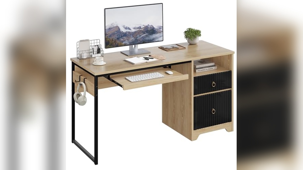 Wooden Home Office Desk