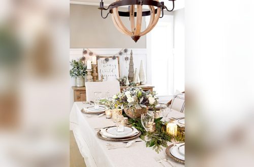 Xmas Decorations for Dining Table