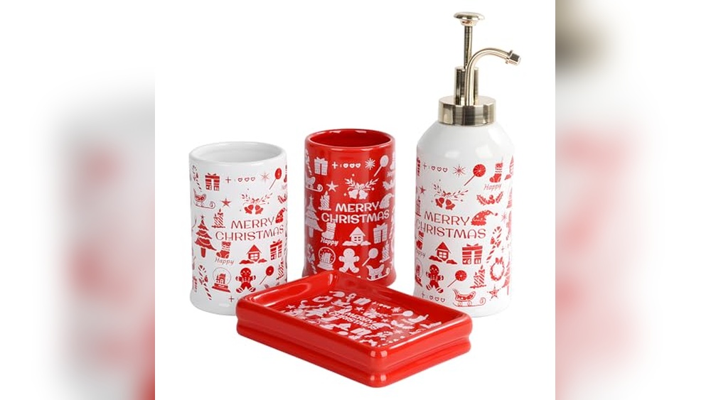 Christmas Bathroom Decorating