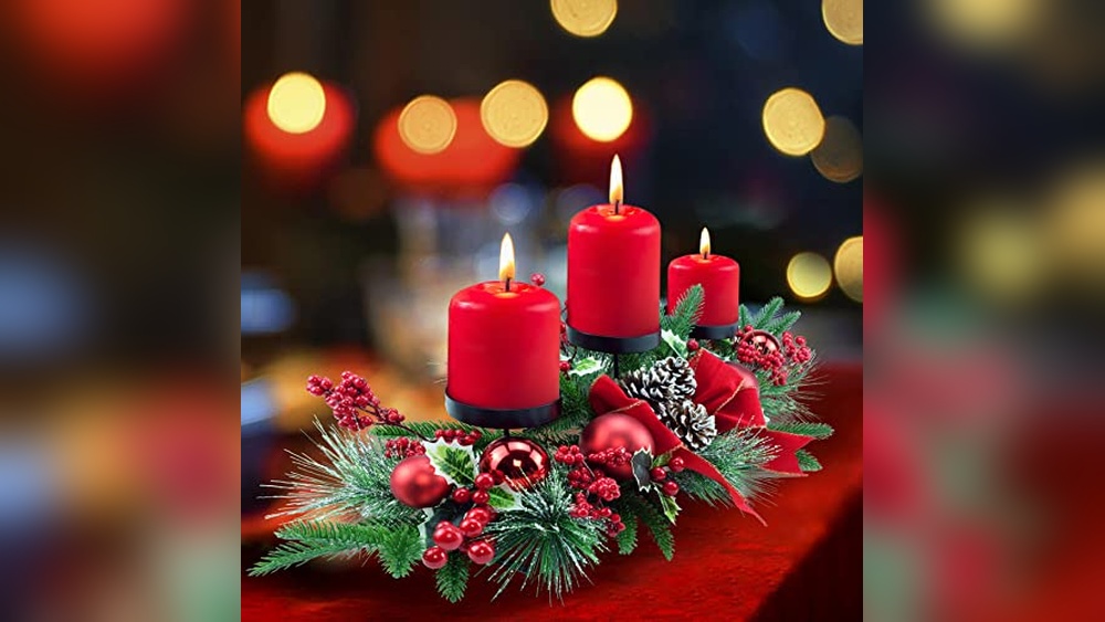 Christmas Centerpiece for Kitchen Table