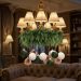 Dining Room Chandelier Christmas Decoration