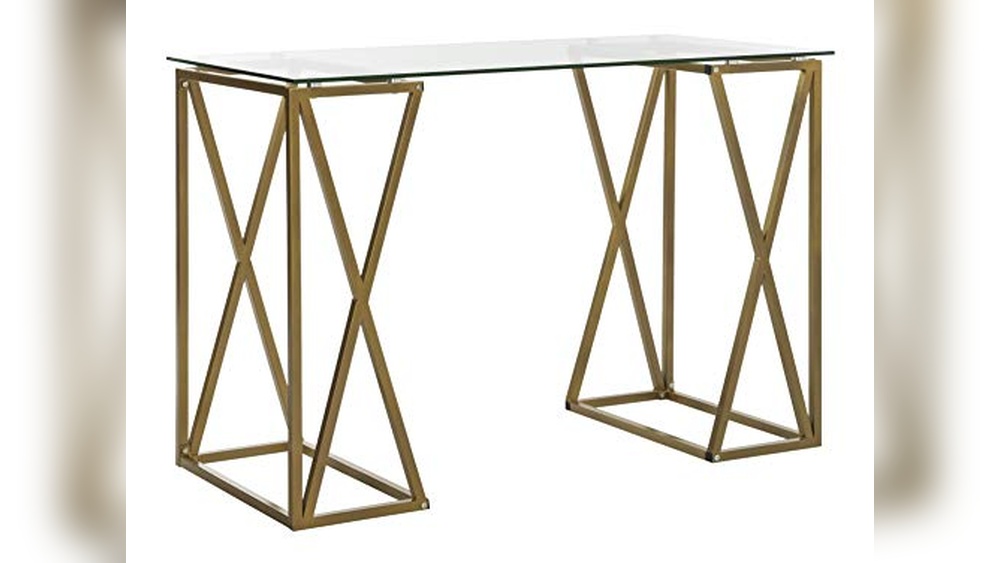 Glass Desk for Home Office