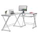 Home Office With Glass Desk