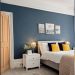 How to Decorate a Dark Blue Bedroom