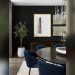 How to Decorate a Dark Blue Dining Room Walls