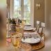 How to Decorate a Dining Room Table With Plates