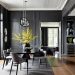 How to Decorate a Dining Room With Black Furniture