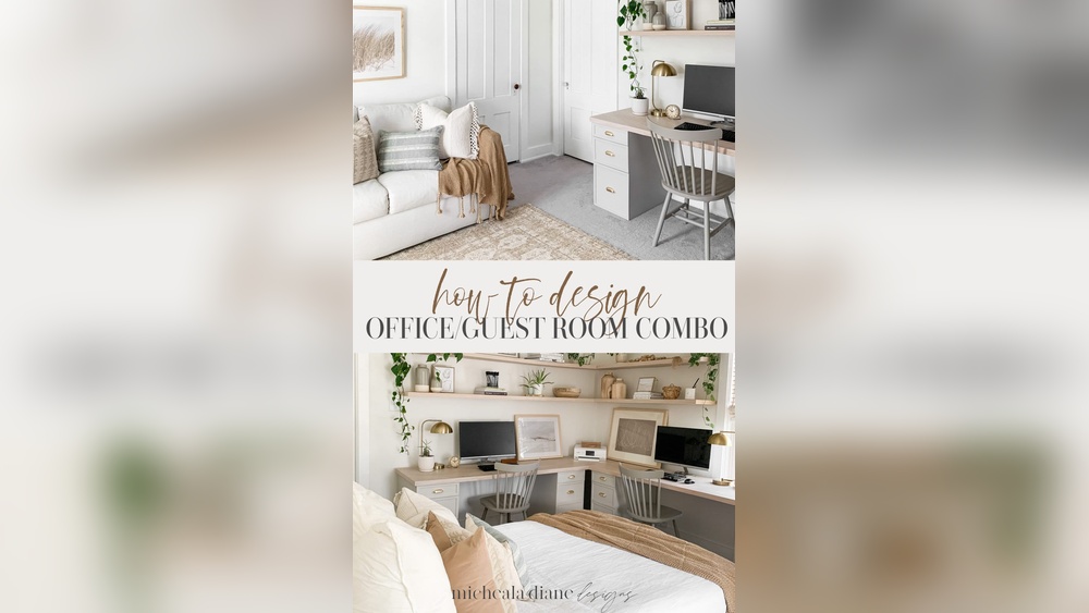 How to Decorate a Home Office Guest Bedroom