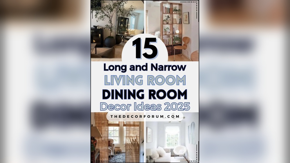 How to Decorate a Long Living/Dining Room