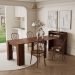How to Decorate a Long Shelf Over Dining Room Table