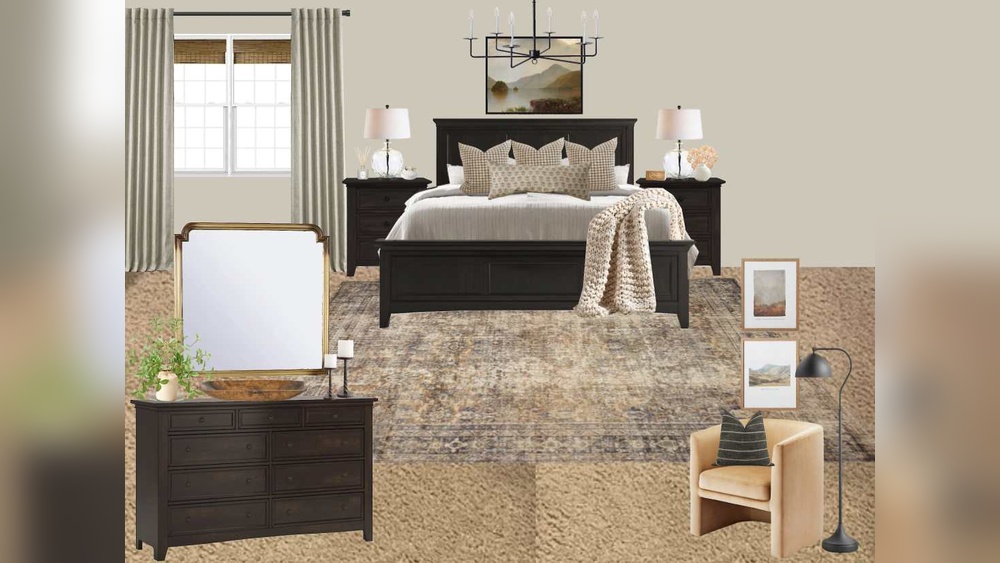 How to Decorate a Master Bedroom With Dark Furniture
