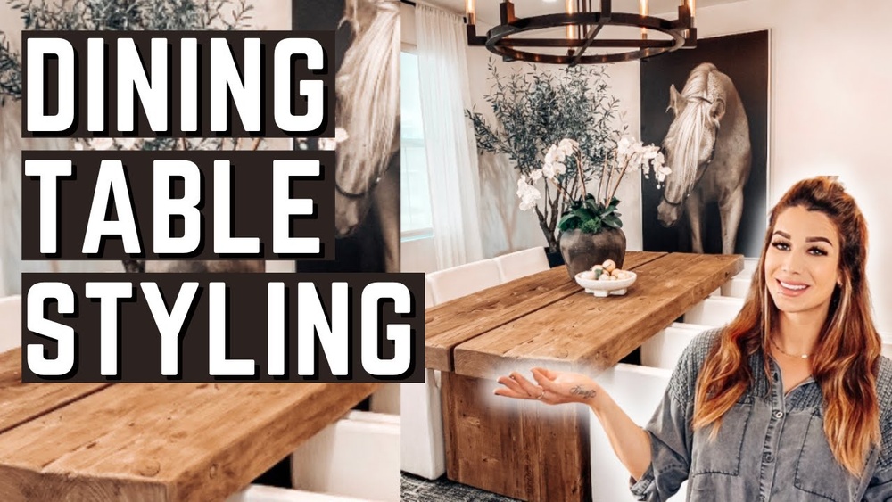 How to Decorate a Rectangle Dining Table