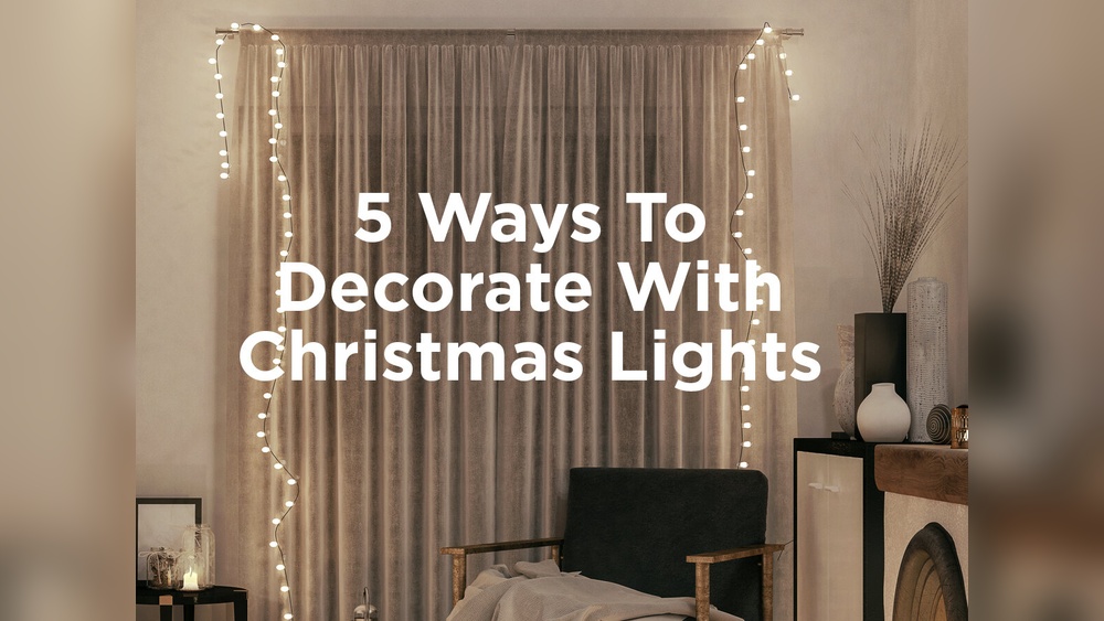 How to Decorate Bedroom With Christmas Lights