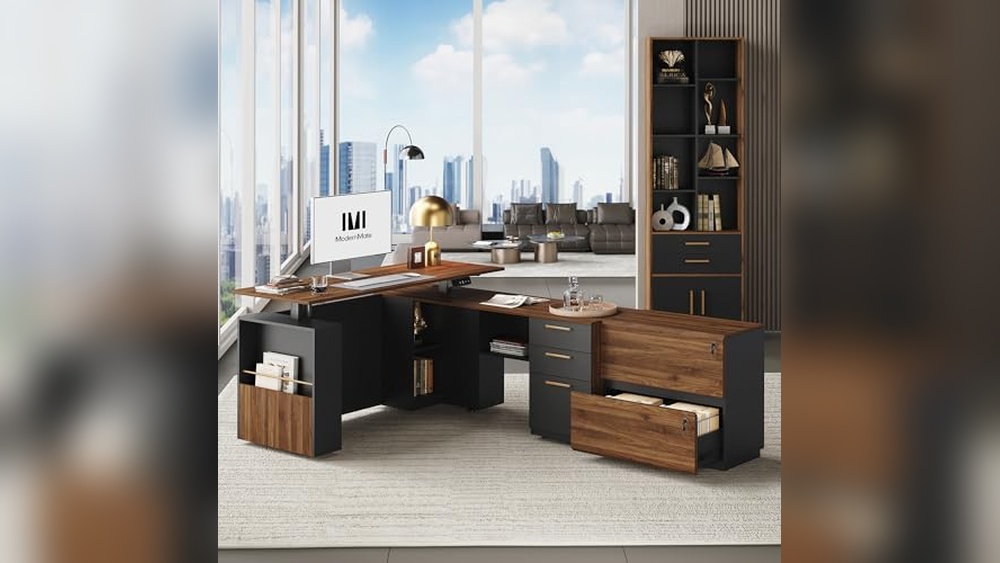 Two Desks in Home Office