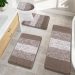 4 Piece Bathroom Rug Set