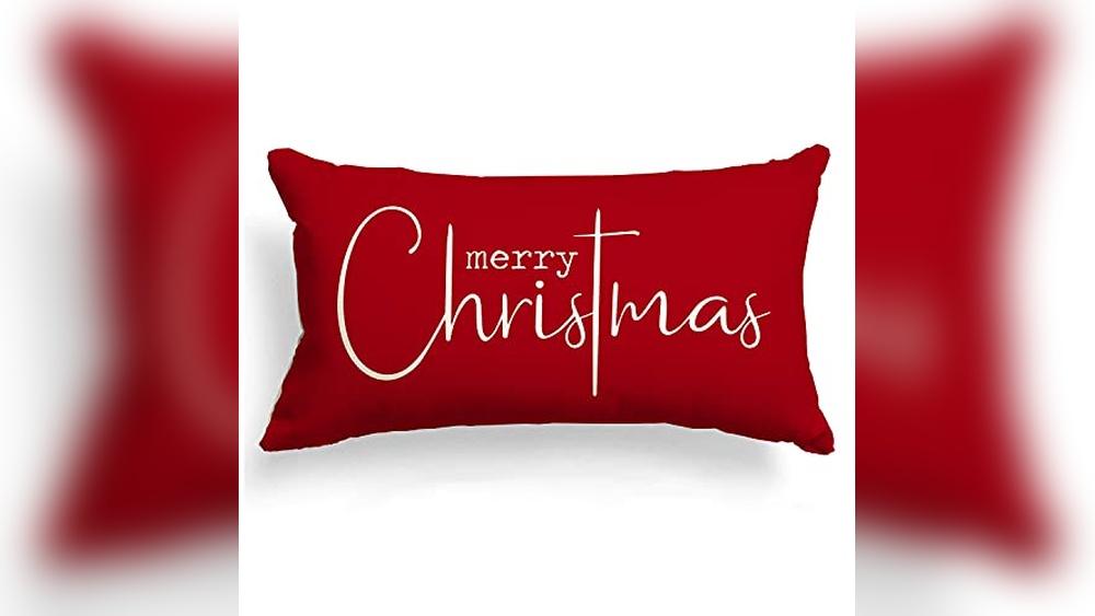 Bedroom Decorated for Christmas