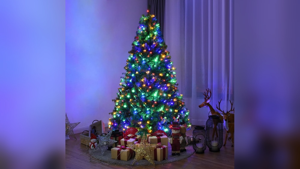 Best Artificial Christmas Trees Multi Color Lights on Sale Walmart