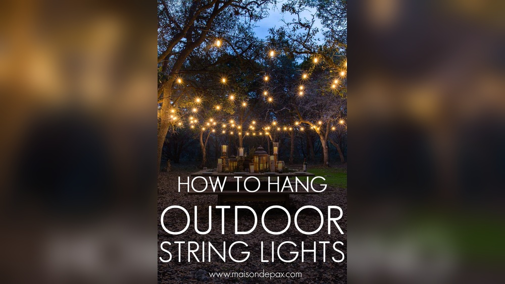 Best Wire to Hang Outdoor String Lights