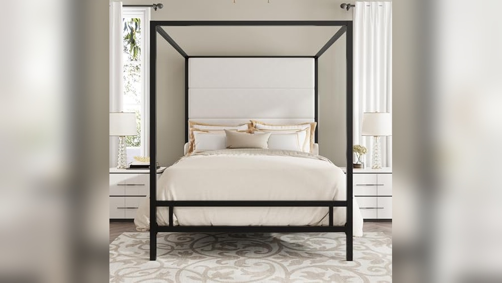 Black Canopy Bed Queen