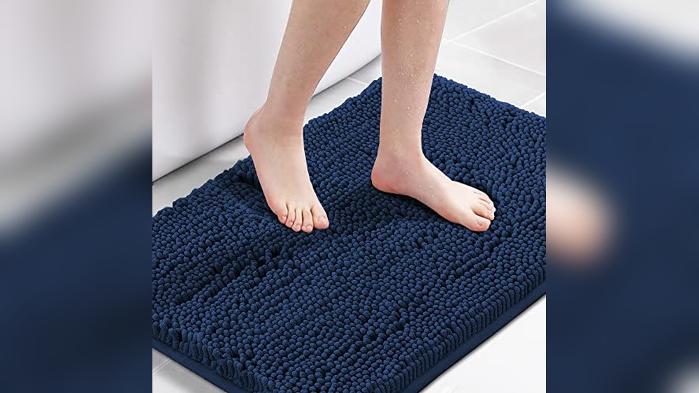 Blue Bathroom Rug