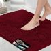 Burgundy Bathroom Rugs