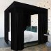 Canopy Bed Drapes Queen