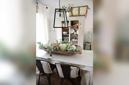 Country Centerpieces for Kitchen Table