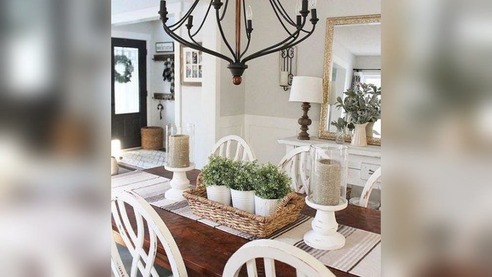 Country Kitchen Table Centerpiece Ideas