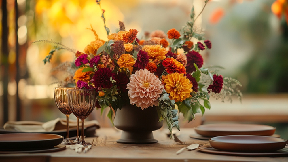 Floral Centerpieces for Kitchen Tables