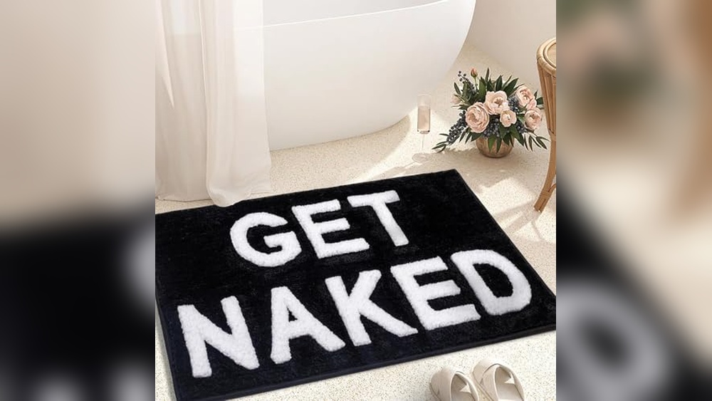 Get Naked Bathroom Rug