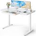 Glass Top Home Office Desk