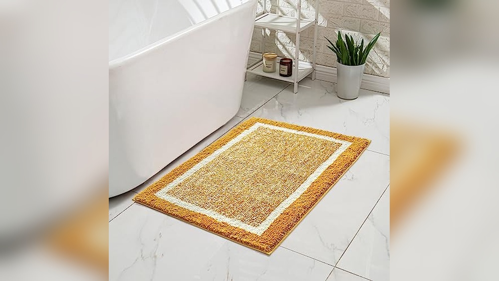 Gold Bathroom Rugs