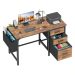 Home Office Desk And File Cabinet