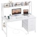 Home Office Desk With Shelves