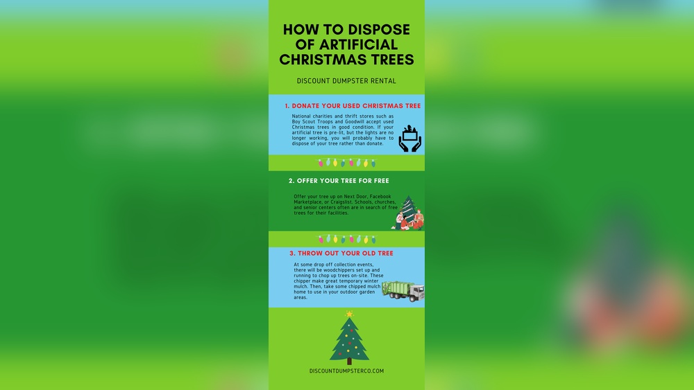 How Do You Throw Artificial Christmas Trees Away
