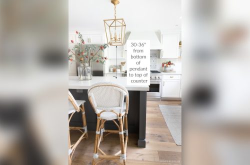 How High Should Pendant Lights Be above Island
