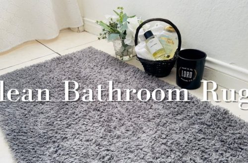 How to Clean Bathroom Rugs