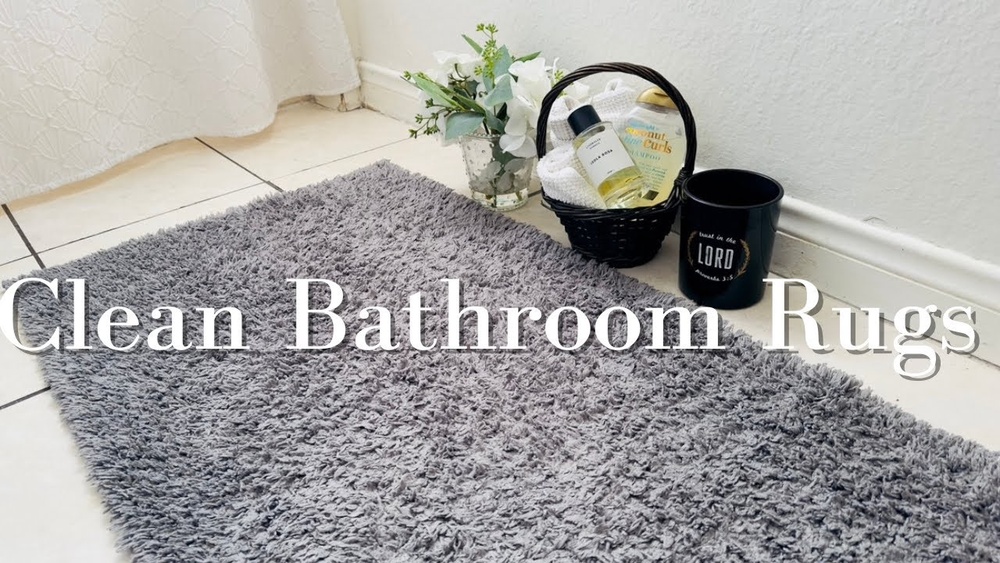 How to Clean Bathroom Rugs