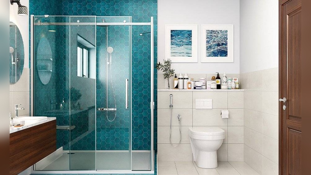 How to Decorate a Bathroom With a Sliding Door