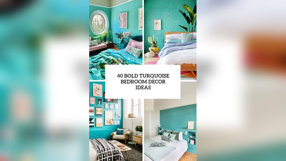 How to Decorate a Bedroom With Turquoise Walls