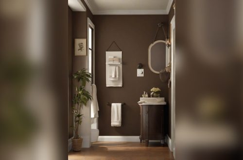 How to Decorate a Dark Brown Bathroom