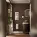 How to Decorate a Dark Brown Bathroom