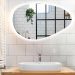 How to Decorate a Frameless Bathroom Mirror Without Permanent Damage